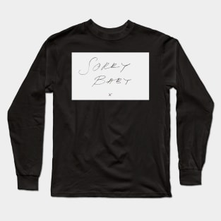 Sorry Baby x - Killing eve Note Long Sleeve T-Shirt